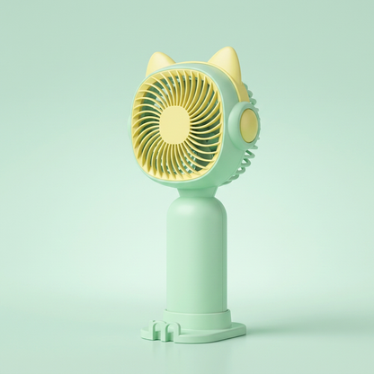 Chic Mini Portable Fan (Summer Green)