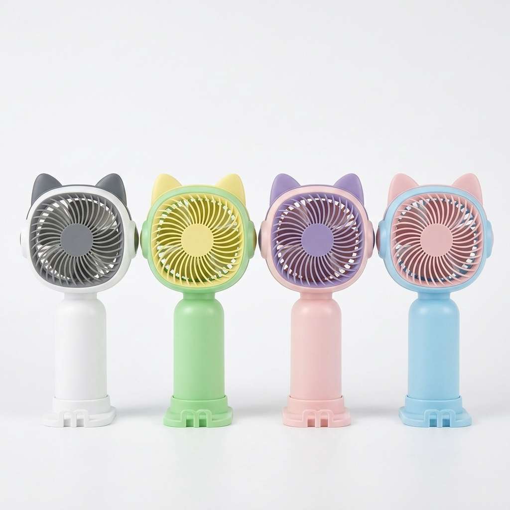 Chic Mini Portable Fan (Ice White)