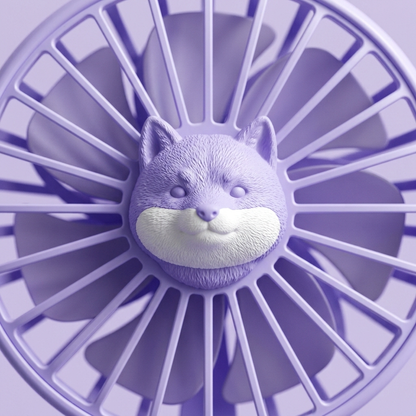 Shiba Fan (Lavander)