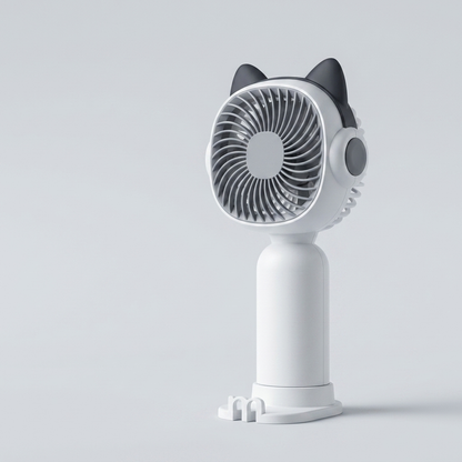 Chic Mini Portable Fan (Ice White)