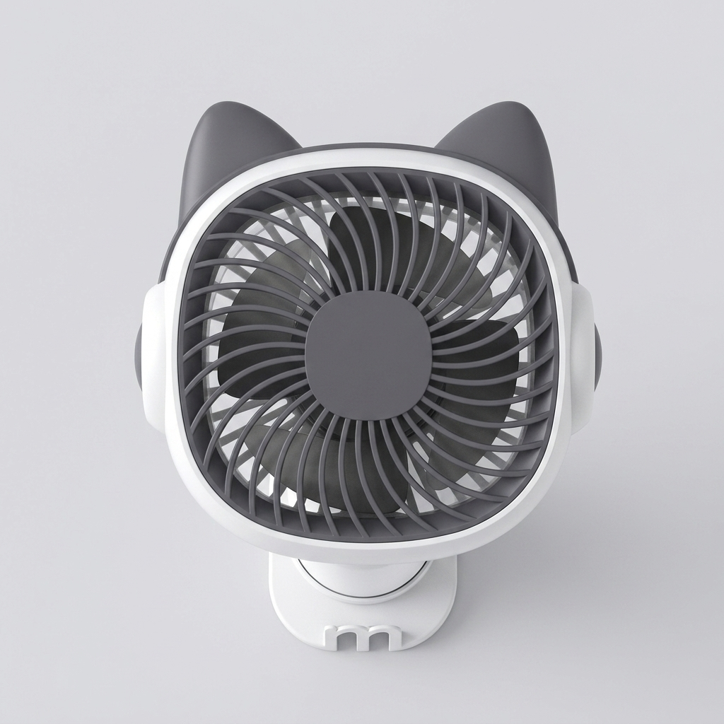 Chic Mini Portable Fan (Ice White)
